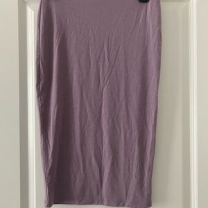 Forever 21 Purple Midi Pencil Skirt